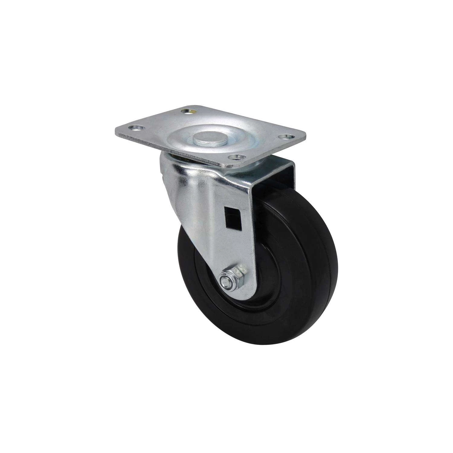 Shepherd Hardware 4 In. D Swivel Soft Rubber Caster 200 Lb 1 Pk - Image 3