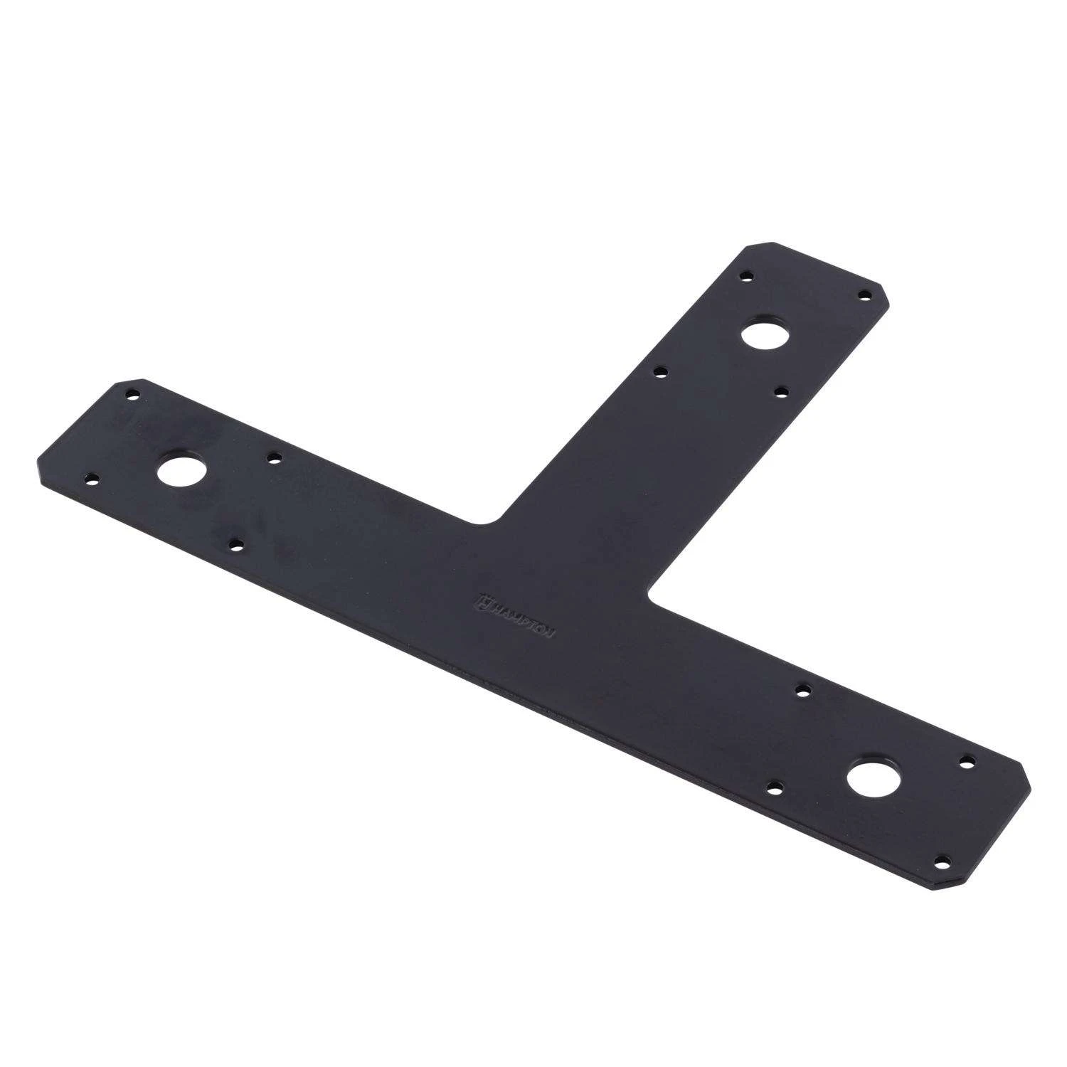Hampton 1/8 In. H X 8 In. W X 12 In. L Black Steel T-Plate