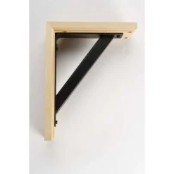 Waddell Natural Wood Shelf Support Bracket 1 Ga. 7.85 In. L 5 Lb