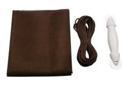 Prime-Line Black Fiberglass Screen Door Repair Kit 48 In. W X 84 In. L 1 Pk