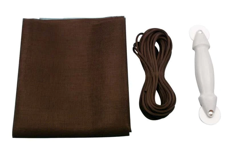 Prime-Line Black Fiberglass Screen Door Repair Kit 48 In. W X 84 In. L 1 Pk