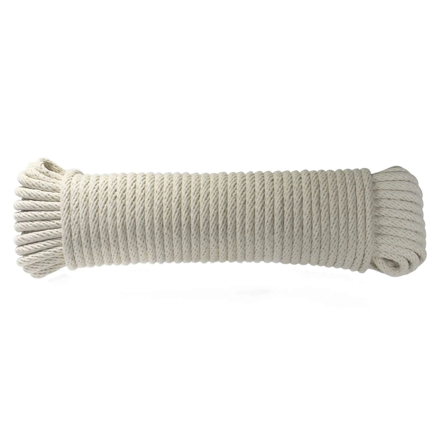 Ace 3/8 In. D X 100 Ft. L White Solid Braided Cotton Cord - Image 2