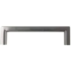 Laurey Cosmopolitan Square Cabinet Pull 3-3/4 In. Satin Nickel Silver 6 Pk