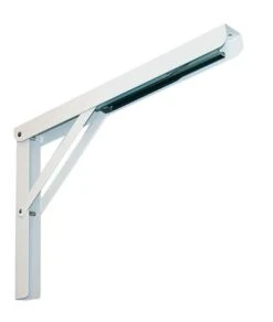 Knape & Vogt White Steel Ornamental Shelf Bracket Screws 16 Ga. 16 In. L 750 Lb