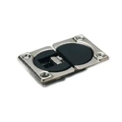 Sugatsune 2.5 In. L Nickel Black ABS/Steel Drop Hinge 2 Pk