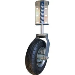 Shepherd Hardware 8 In. D Swivel Rubber Gate Caster 200 Lb 1 Pk