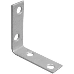 National Hardware 2 In. H X 0.63 In. W X 0.08 In. D Galvanized Steel Inside Corner Brace