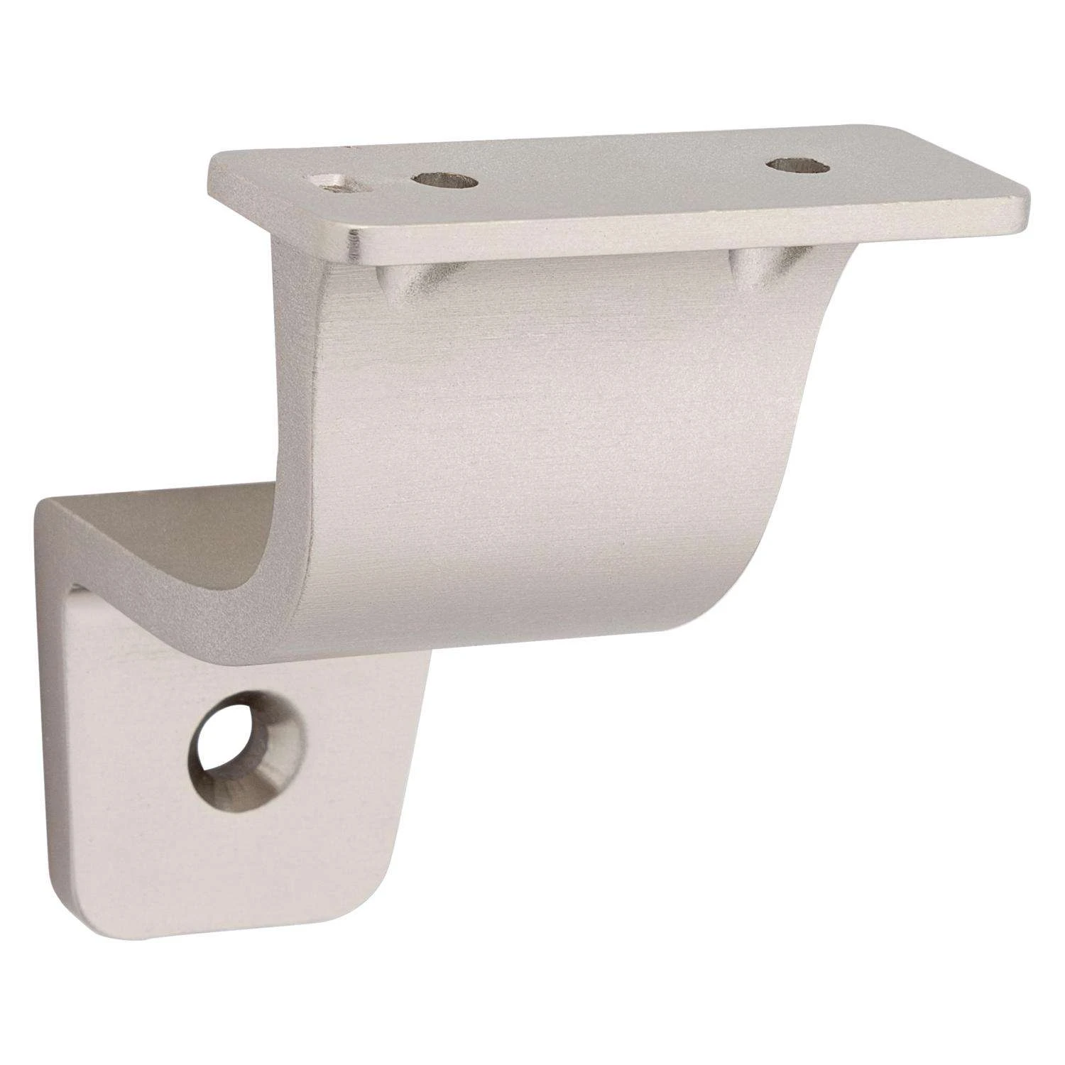 National Hardware Cooper Silver Zinc Handrail Bracket 3 In. L 200 Lb