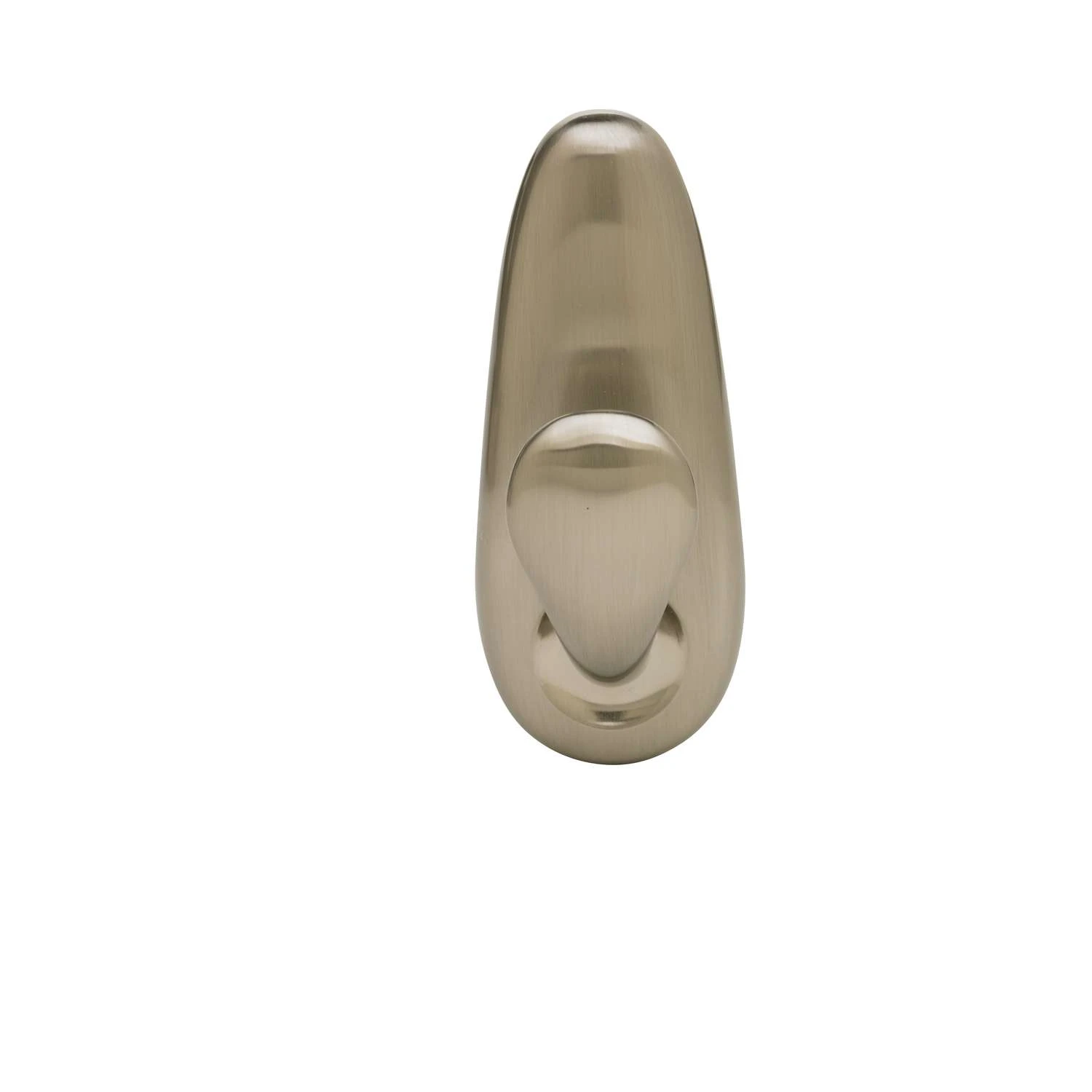 3M Command 4-1/8 In. L Brushed Nickel Metal Large Hook 5 Lb. Cap. 1 Pk - Image 2