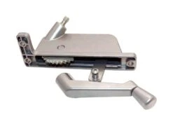 Barton Kramer Satin Metallic Aluminum Vertical Awning Window Operator For T.M. Windows