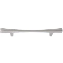 MNG Savanna Transitional Bar Cabinet Pull 6-5/16 In. Satin Nickel Silver 1 Pk