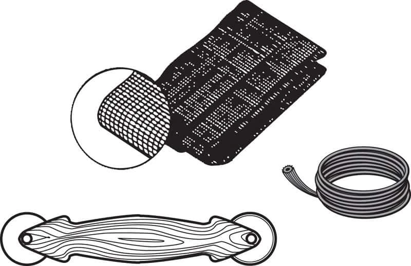 Prime-Line Black Fiberglass Screen Door Repair Kit 48 In. W X 84 In. L 1 Pk - Image 2