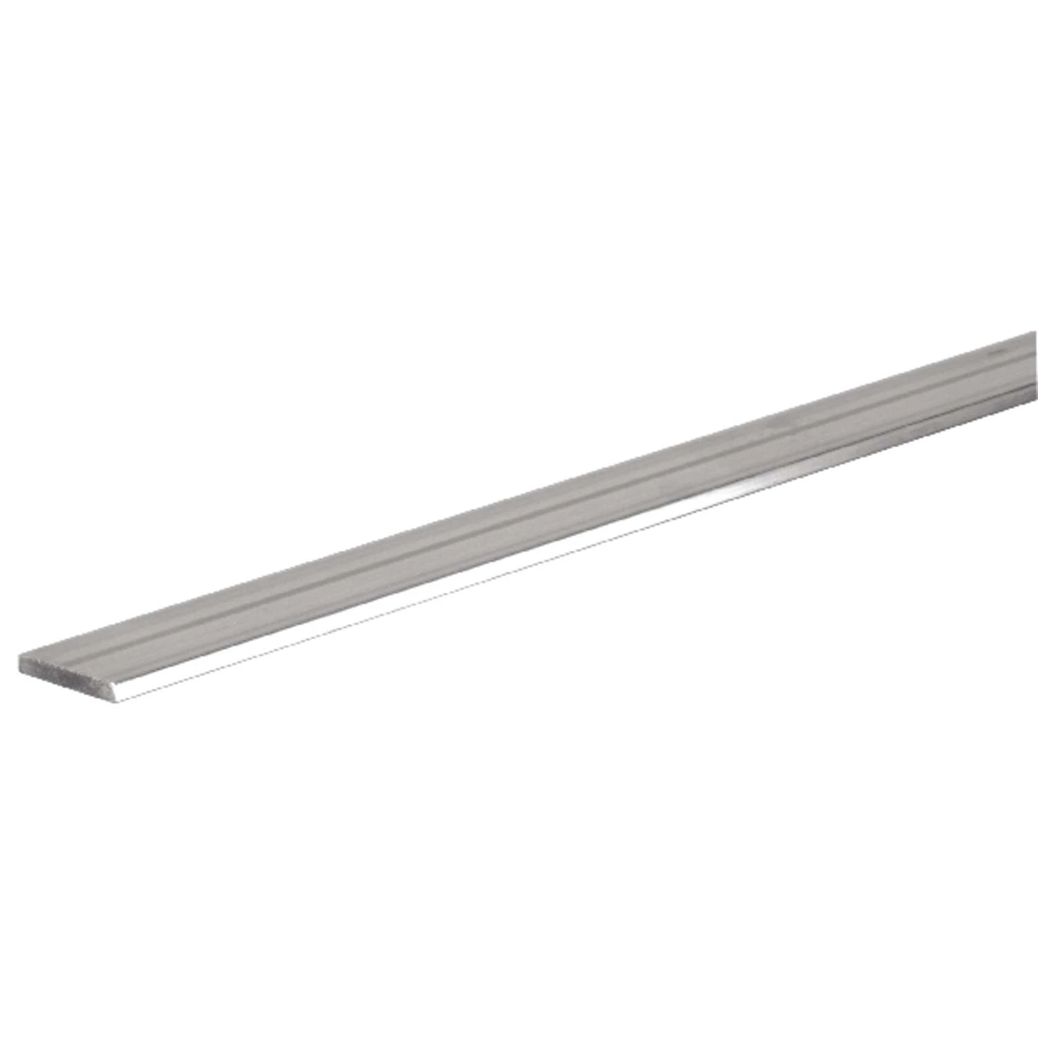 SteelWorks 0.125 In. X 1 In. W X 6 Ft. L Aluminum Flat Bar 1 Pk